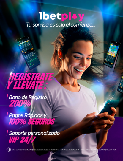 1Betplay Welcome Bonus Poster